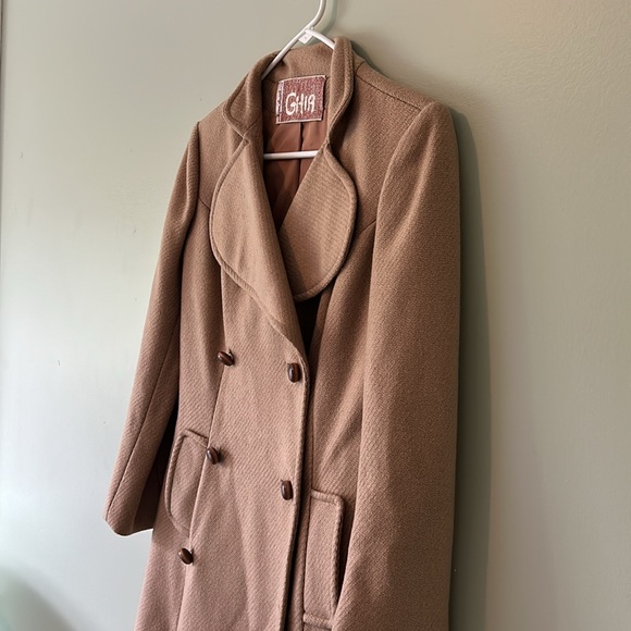 Lynn Stewart for Ghia vintage camel Jacket size 8 - Picture 4 of 7